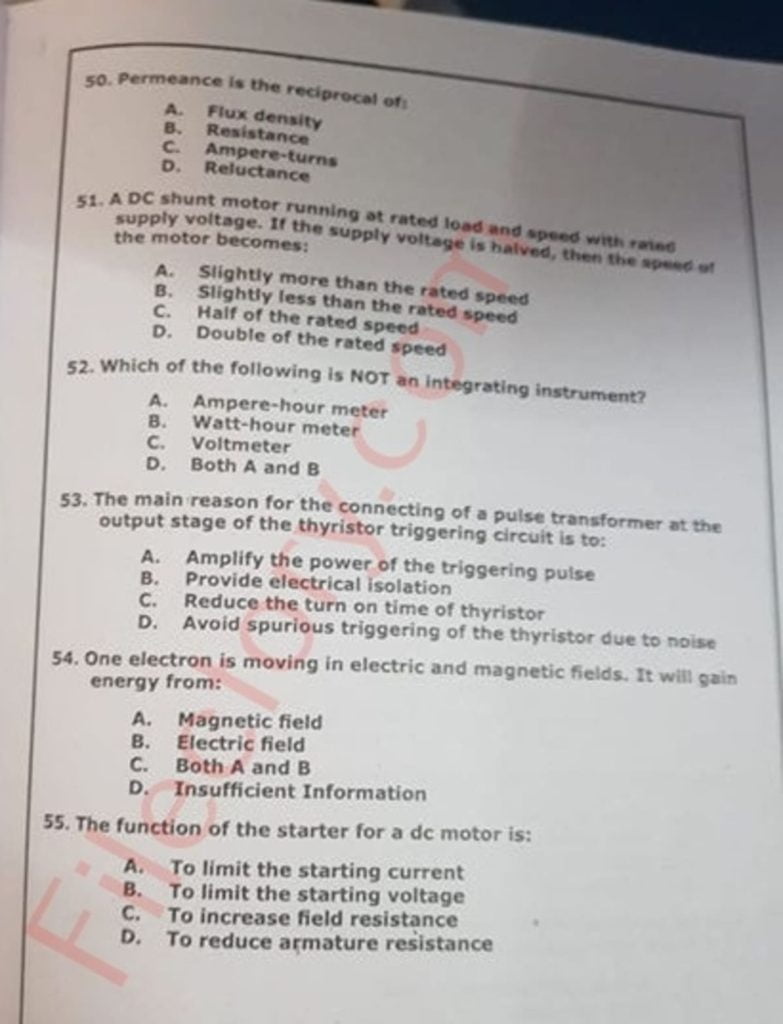 IESCO Test 2019 9 IESCO Test 2019 9