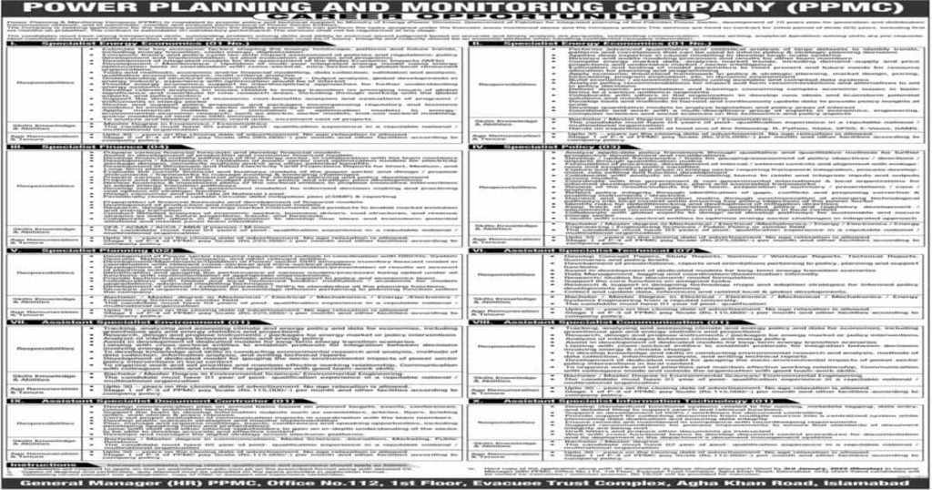 Featured Image Power Planning and Monitoring Company PPMC Jobs 2021 pitc.com.pk