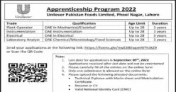 Featured Image Unilever Pakistan Foods Limited Jobs 2022 Apprenticeship Program Latest