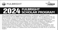 Featured Image Fulbright Scholarship Program 2024 in USA USEFP Online Apply