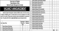 Featured Image National Disaster Management Authority NDMA Jobs 2023 Apply Online