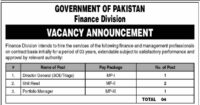 Featured Image Government of Pakistan Finance Division Jobs 2023 Apply Online