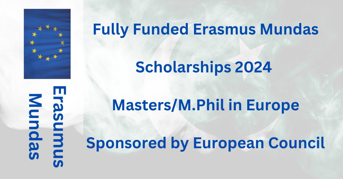 Erasmus Mundus Scholarship 2024 Fully Funded Master's Degrees in Europe
