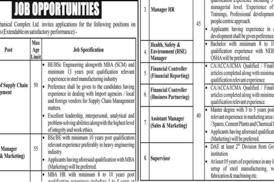 Featured Image Heavy Mechanical Complex Hmc Job Opportunities 2024 Apply Online