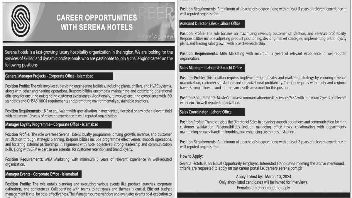 Featured Image Serena Hotels Job Opportunities 2024 Apply Online